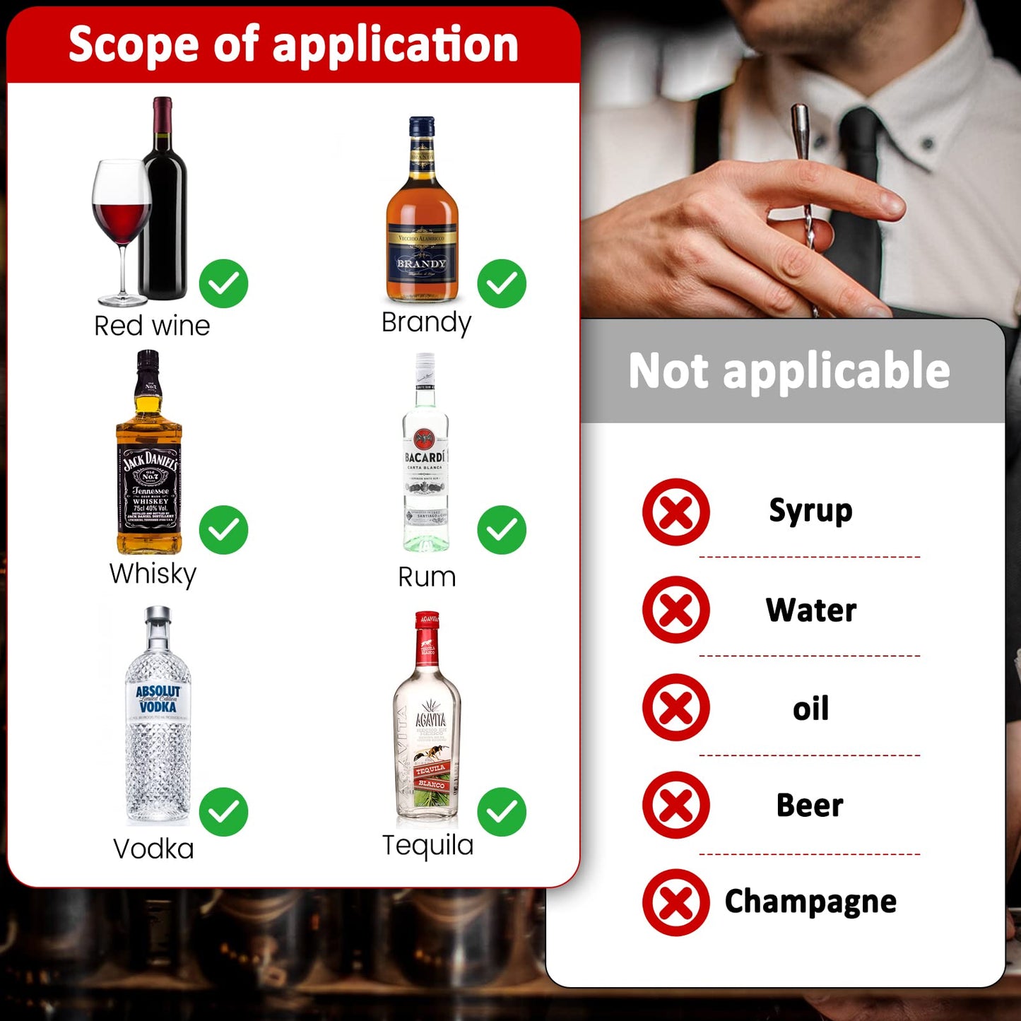 NFFIBDH Automatic Measured Bottle Pourer - Quick Shot Spirit Liquor Pour Spouts with Dust Caps for Wine Cocktail Beverages - Ideal Home Bar Tools 1 oz / 30ml (Clear, 4 Pack)