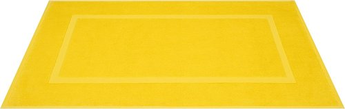 Cotton Paradise 100% Cotton Bath Mats - Soft, Absorbent & Quick-Dry | Set of 2, 20x34, Yellow