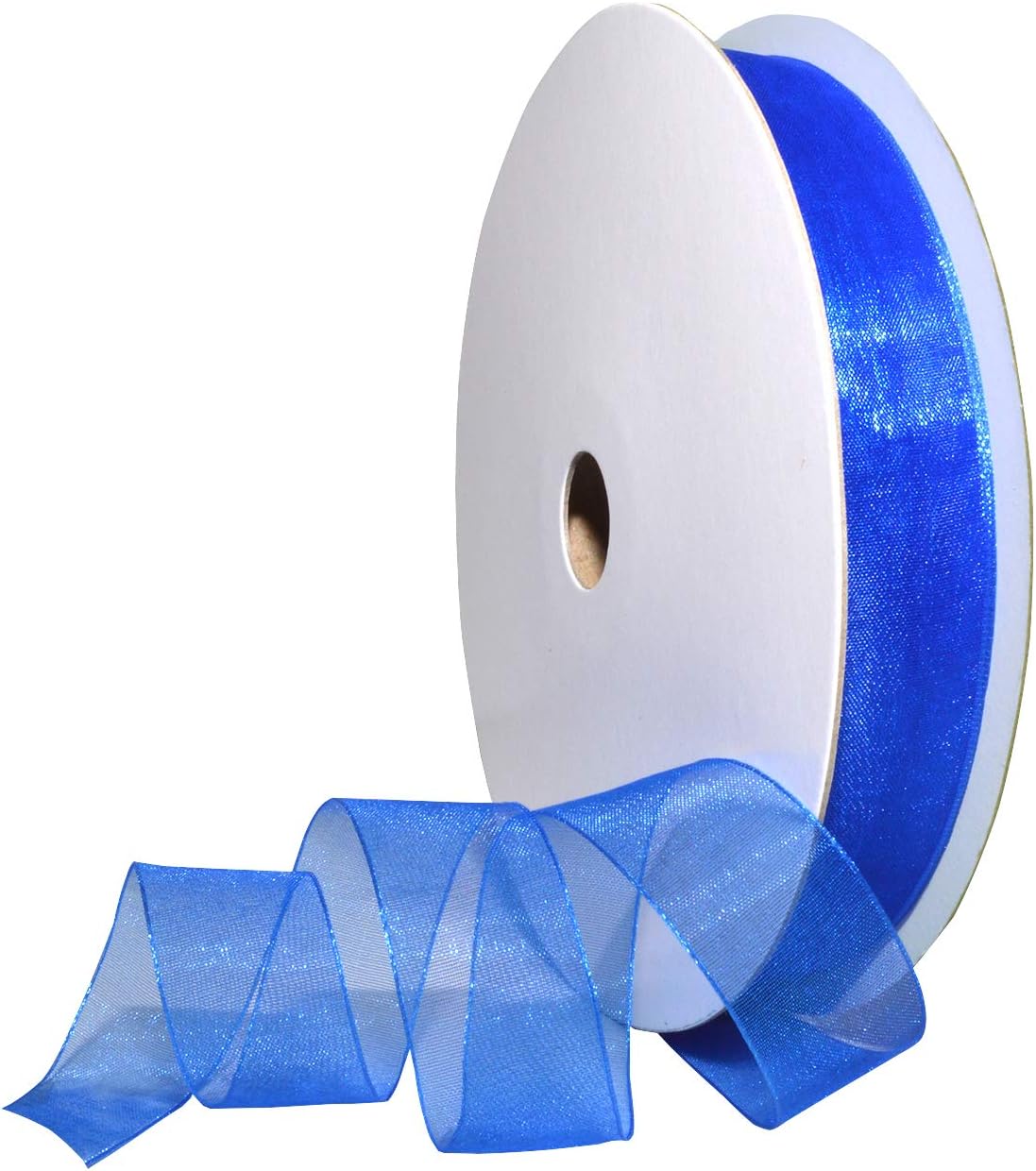 Red Organdy Nylon Ribbon - 5/8 Inch x 100 Yards | Morex 91803/100-609