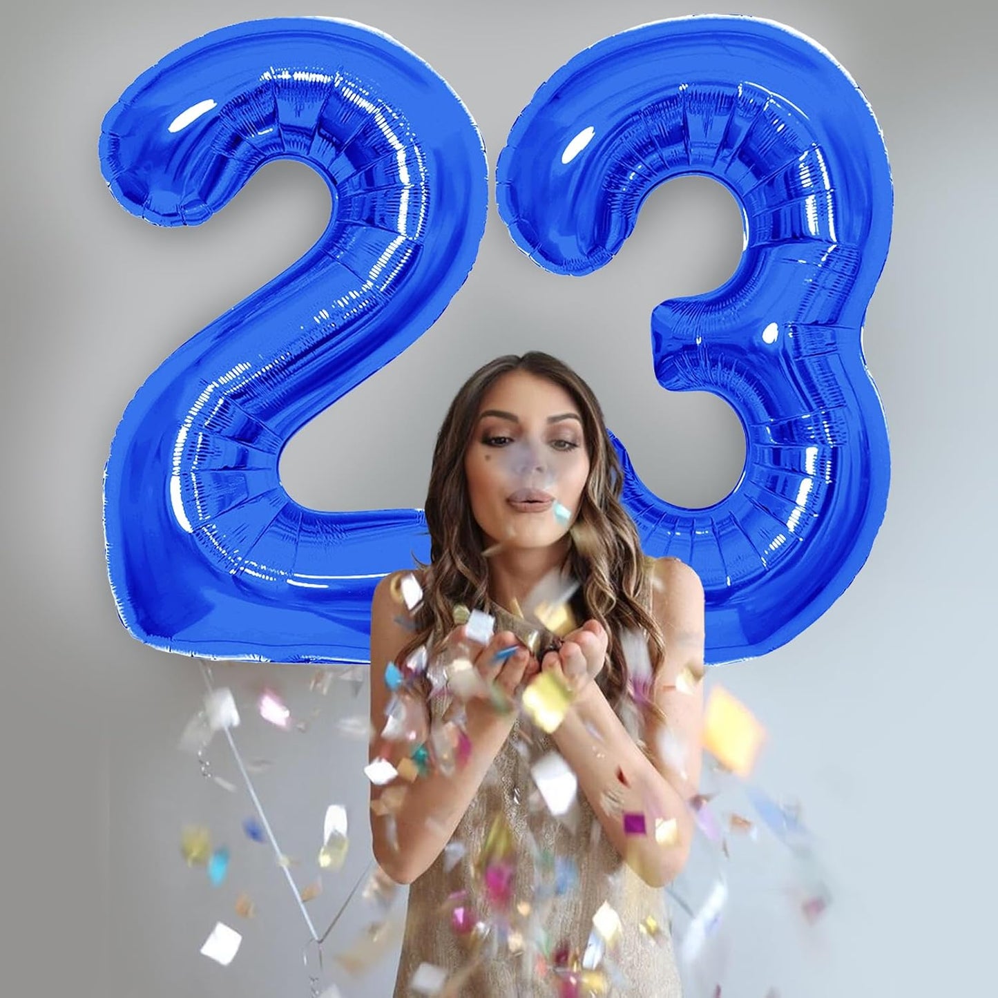 Number Balloons | Giant Navy Blue Number 10 Balloon - Perfect Birthday Decoration for Boys & Men