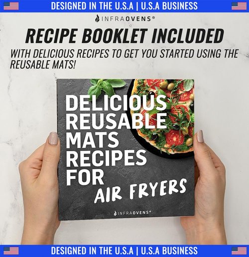 Air Fryer Rack Accessories for Ninja Foodi Smart XL 6-in-1 FG551 and Reusable Liner Accessory for Indoor Grill and Airfryer Cooking, Baking and Dehydrating, Stainless Steel, Paper Liner Replacement