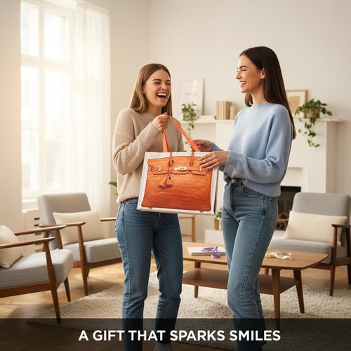 Chic Canvas Tote - Luxury-Inspired Print | Stylish Foldable Everyday Carryall for Women