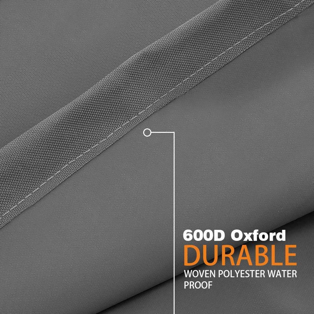 Vailge Patio Chair Covers - Heavy Duty Waterproof Lounge Deep Seat Covers | 2 Pack, Small, Grey