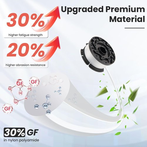 Black & Decker AF100 Replacement Spool - 30Ft 0.065" Line for Weed Eater & Wacker | Durable & Efficient