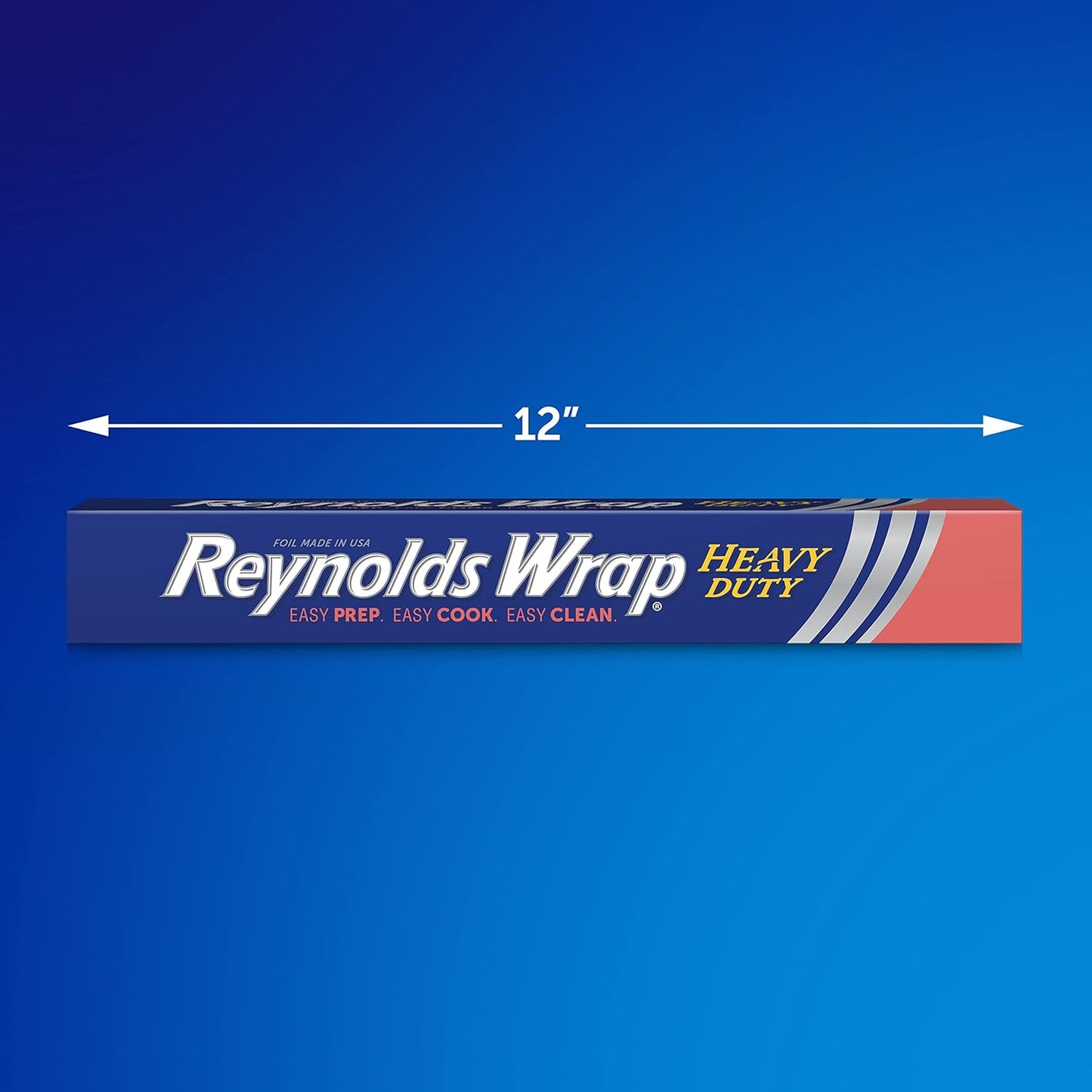 Reynolds Wrap Heavy Duty Aluminum Foil - Thick, Durable Foil with Easy Open Tab | 12" Wide, 50 Sq. Ft.