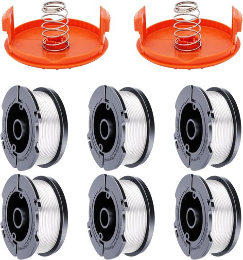 Hechuang AF-100 Weed Eater Spool - 6 Pack Replacement Trimmer Spools with 30ft 0.065'' Line