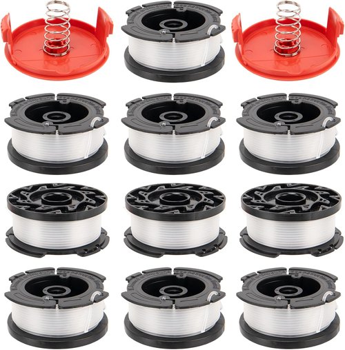 Black & Decker AF100 Replacement Spool - 30Ft 0.065" Line for Weed Eater & Wacker | Durable & Efficient