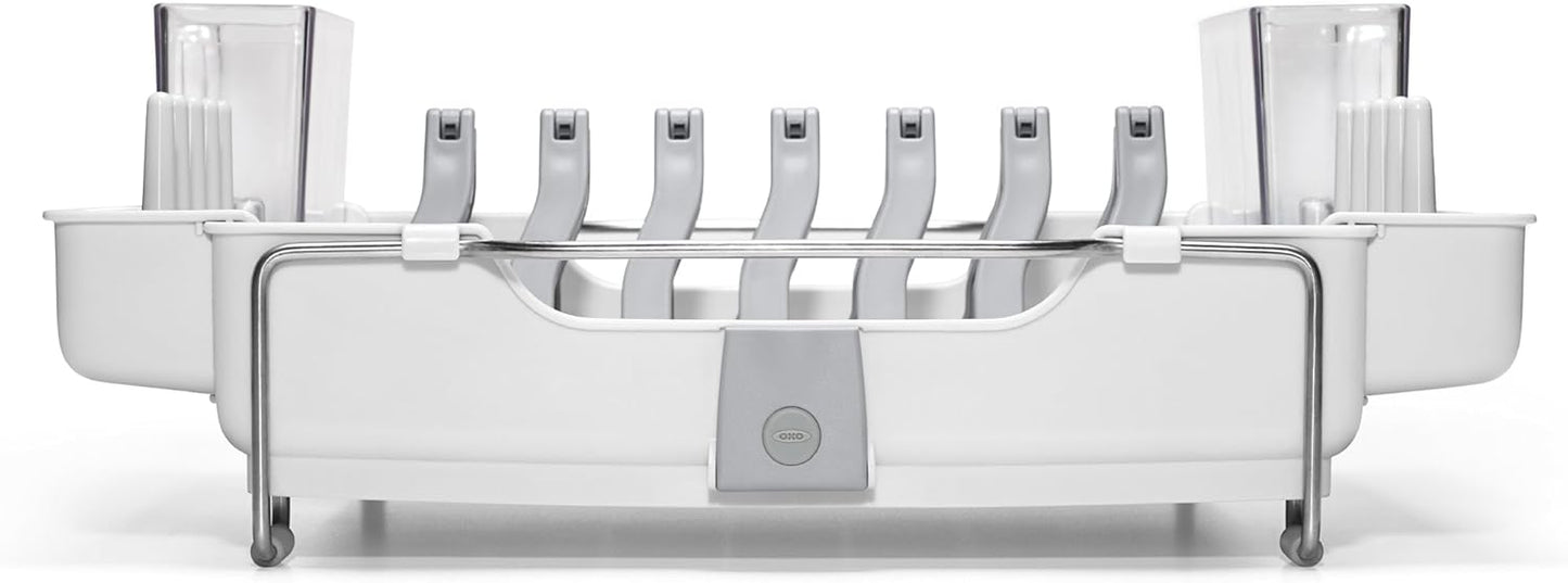 OXO Good Grips Foldaway Dish Rack - Space-Saving Design for Efficient Drying | Compact & Durable