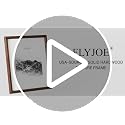 American Black Walnut Photo Frame Set 16x20 - Handcrafted Hardwood Wall Art - Set of 2