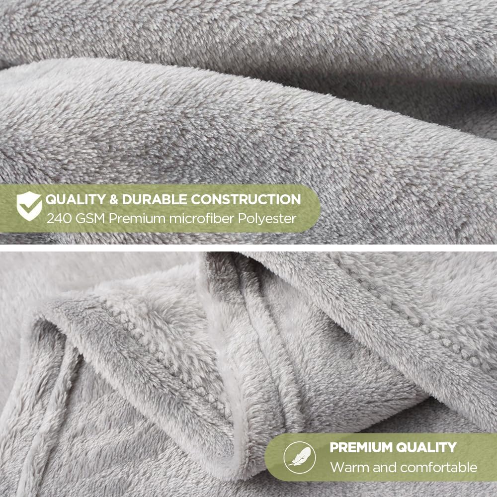 Bunnikins & Clover Wearable Hoodie Blanket for Adults, Warm and Cozy Oversized Blanket, Soft Flannel Fleece Hoodie Throw Blankets,Cat