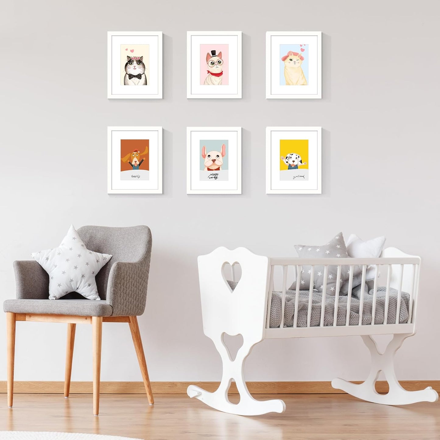 Upsimples 8x10 Picture Frame - Versatile Display for 5x7 Photos with Mat or 8x10 Without Mat | White, 1 Pack