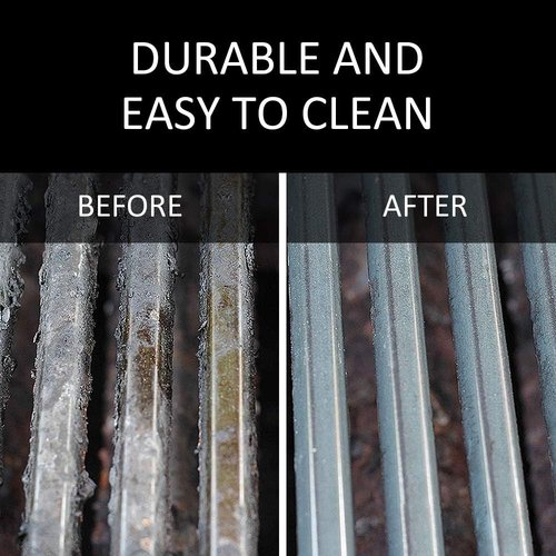 Antree 7525 Porcelain Enameled Grates - Durable Replacement for Weber Spirit 300 & Genesis Silver Gold B/C (17.4 x 11.8 x 0.25)