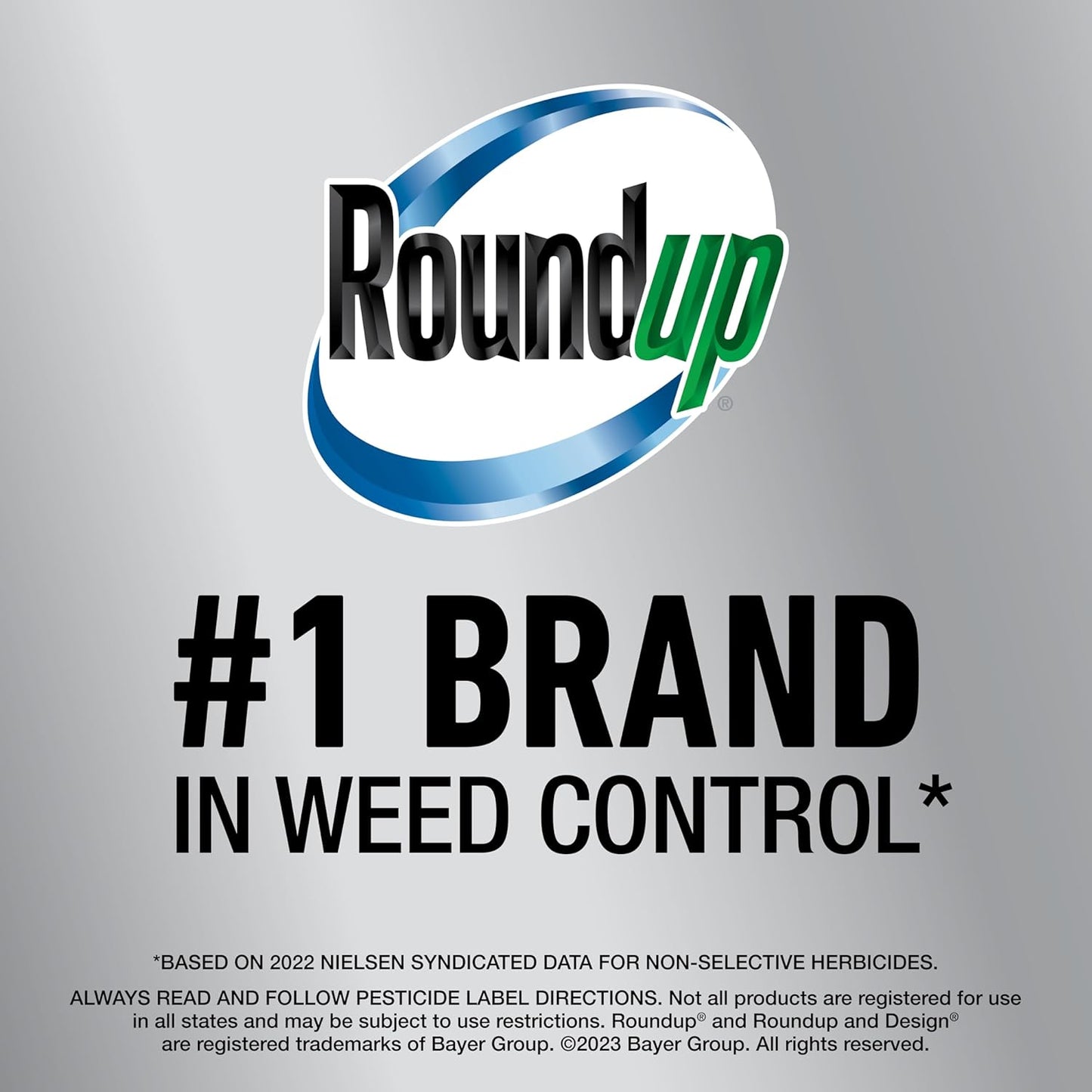 Roundup 365 Dual Action Weed & Grass Killer - Kills & Prevents for 1 Year | 1.25 Gallon Refill
