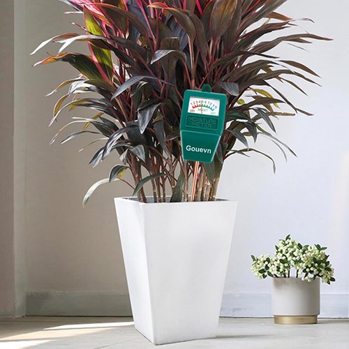 Gouevn Soil Moisture Meter - Long Probe Plant Water Meter for Indoor & Outdoor Use | No Battery Required