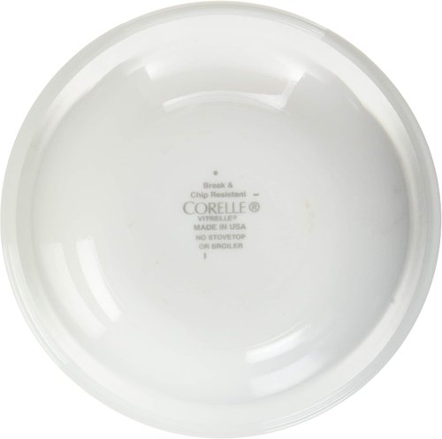 Corelle Vitrelle Dessert Bowls Set - 12-Oz Chip & Crack Resistant | 8-Piece Winter Frost White