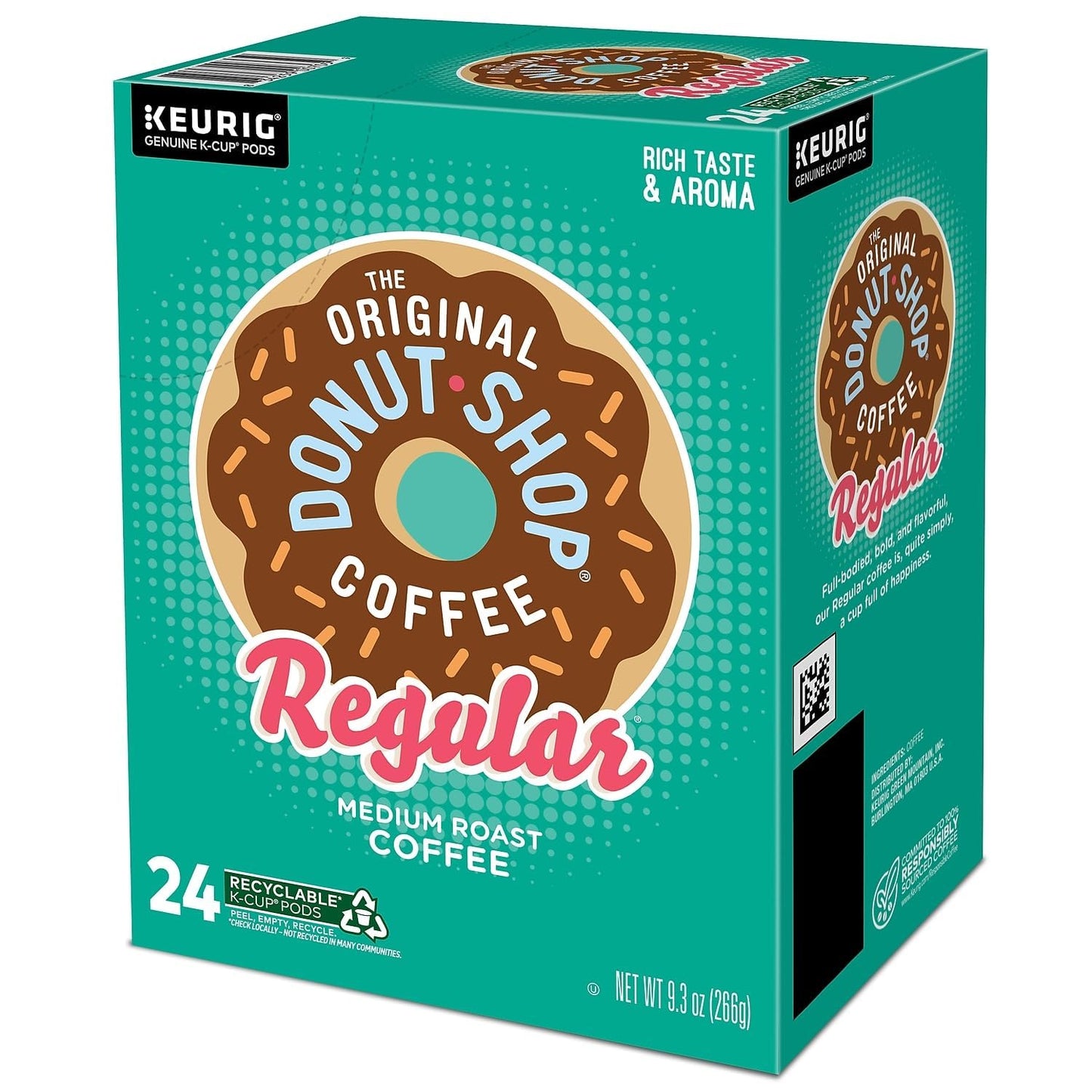 Original Donut Shop K-Cup Pods - Medium Roast Coffee, 96 Count | Single-Serve Convenience