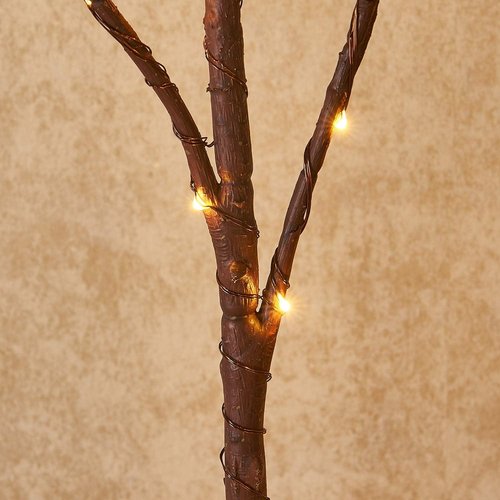 Hairui Lighted Brown Branches - Battery Operated 100 LED Fairy Lights with Timer | 30-Inch Willow Branches for Holiday Home Decor