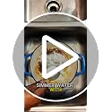 Overmont 5.5QT White Enameled Cast Iron Dutch Oven with Lid & Potholders