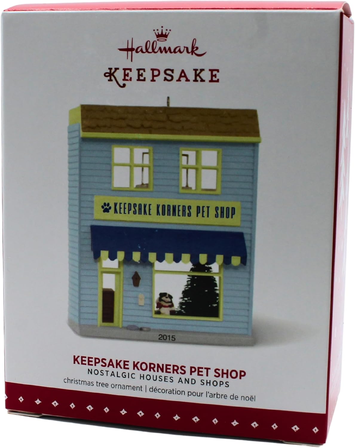 Hallmark Keepsake Korners Pet Shop Ornament - Collectible Holiday Decor