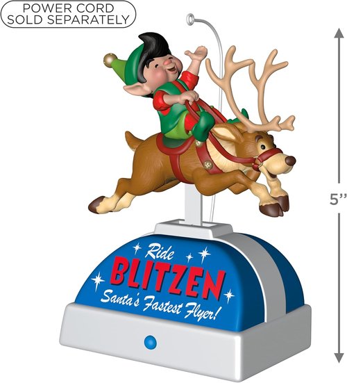 Hallmark Keepsake Christmas Ornament - Merry Mechanical Ride with Music & Motion | Unique Holiday Gift