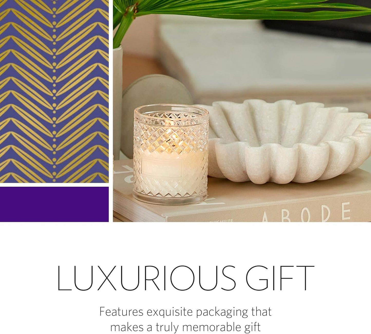 AGRARIA Scented Candles, 7 Oz, Long-Lasting Scented Candles for Home, Elegant Home Fragrance Gifts for Men and Women