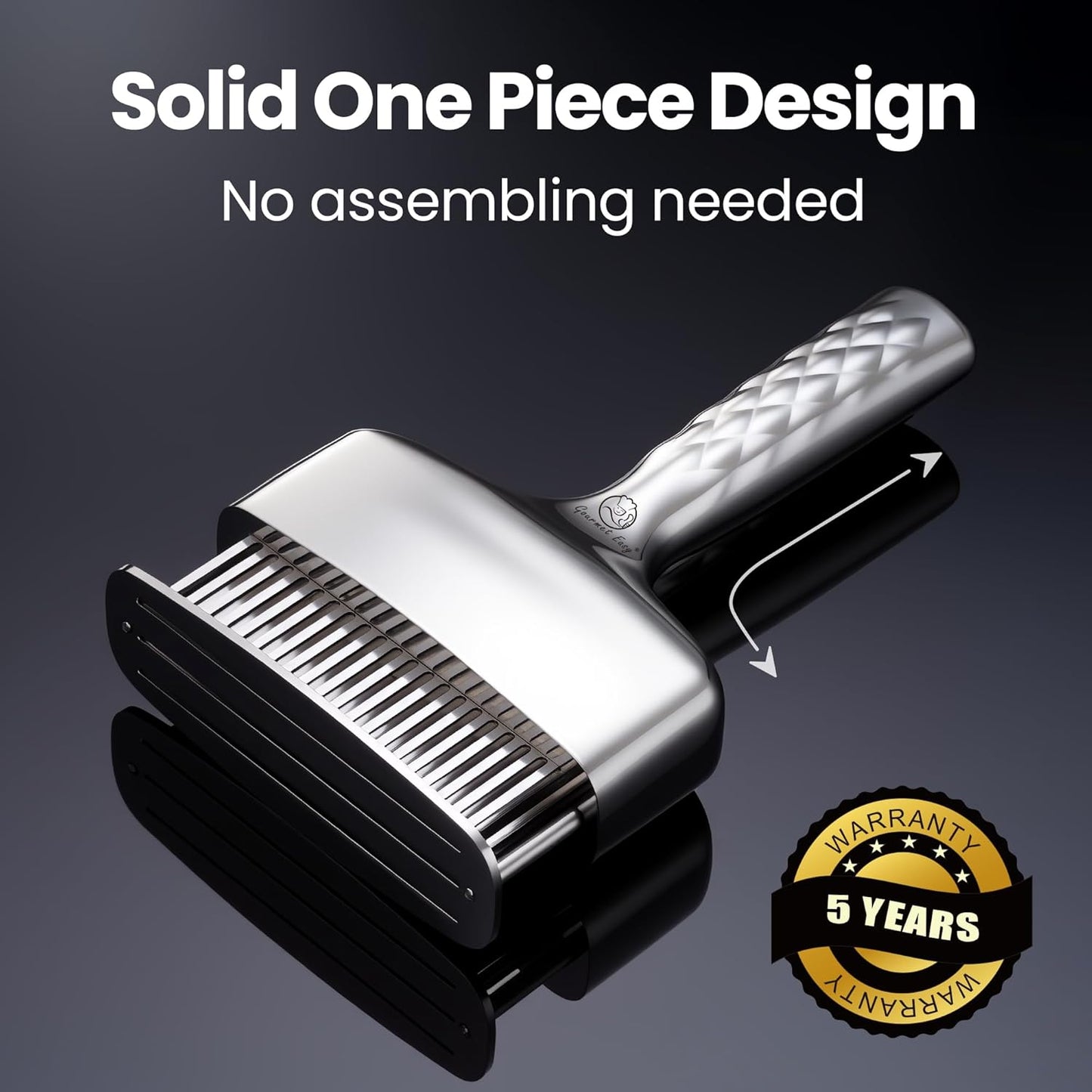 Meat Tenderizer Tool - Skiennix Stainless Steel Blade with Extra Long Handle | Rustproof One-Piece Design