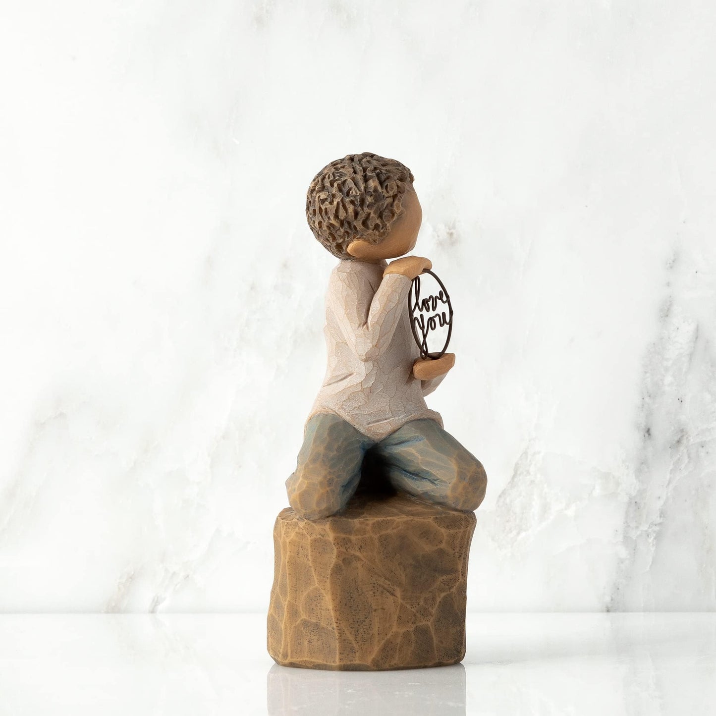 Willow Tree Love You Too (Lighter Skin), Sculpted Hand-Painted Figure