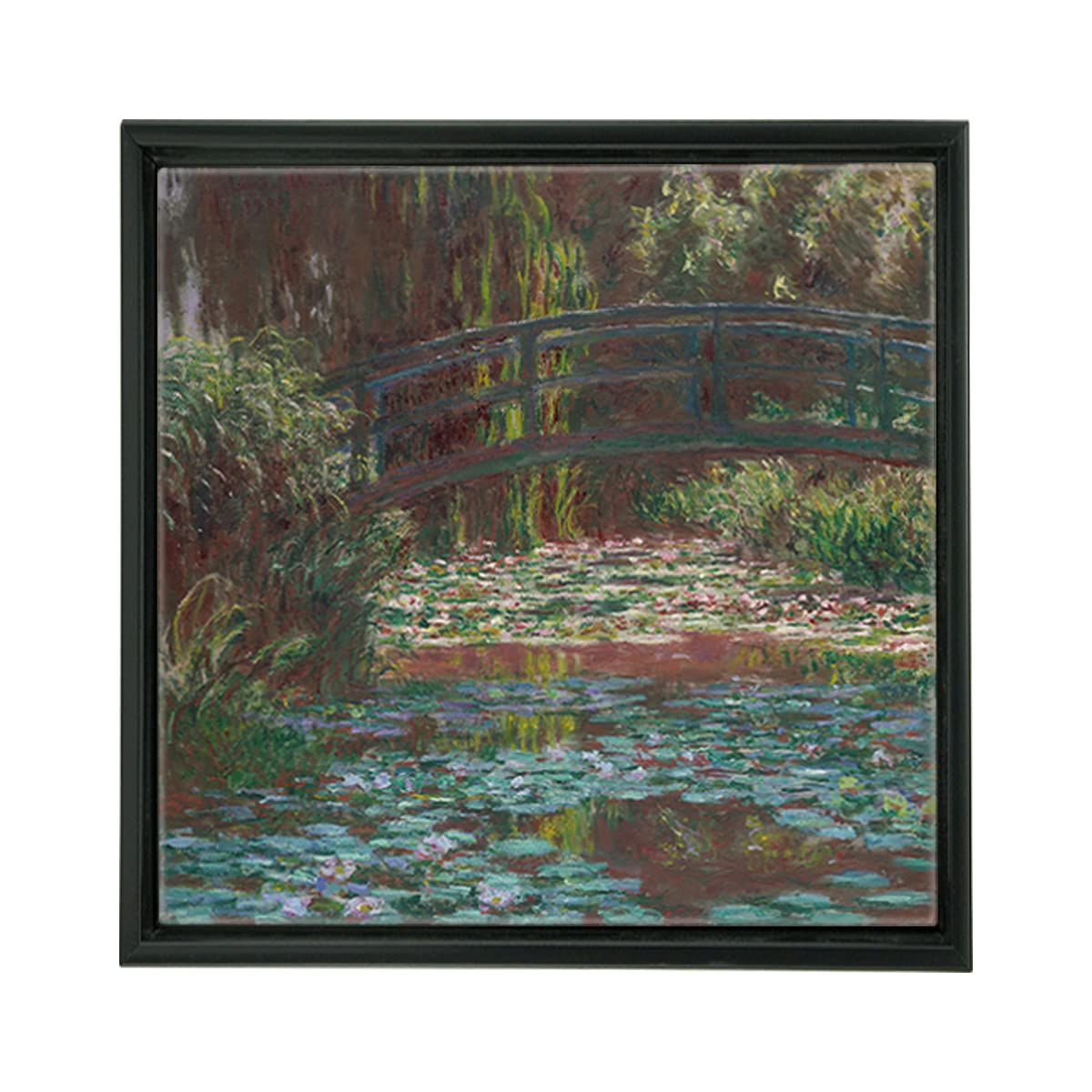 Jerry's Artarama 3/4 Core Floater 3 Pack Frames for Canvas Artwork Display - 10x10, Black - Perfect for Home, Bedroom, Living Room Decor - Wall Art Frame with Floating Effect