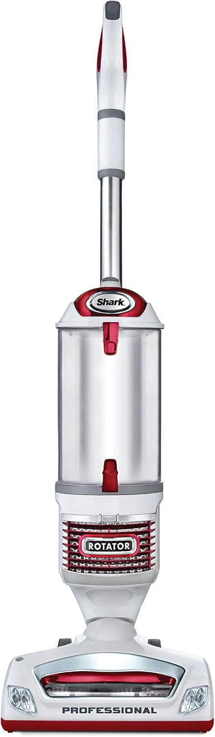 Shark NV501 Rotator Vacuum - Professional Lift-Away Design with HEPA Filter & LED Headlights | White/Red