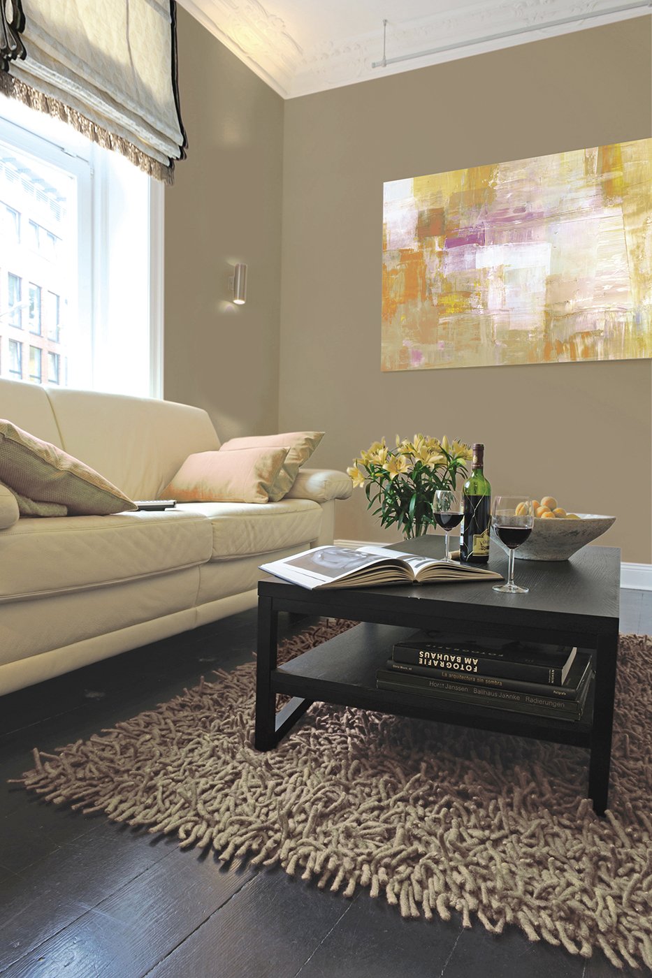 PRESTIGE Interior Paint and Primer in One, Island Cove, Satin, 1 Gallon