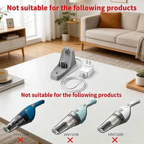 Black + Decker Charging Dock - 8.2V 150mA Replacement Charger for HNVC215B Handheld Vacuum