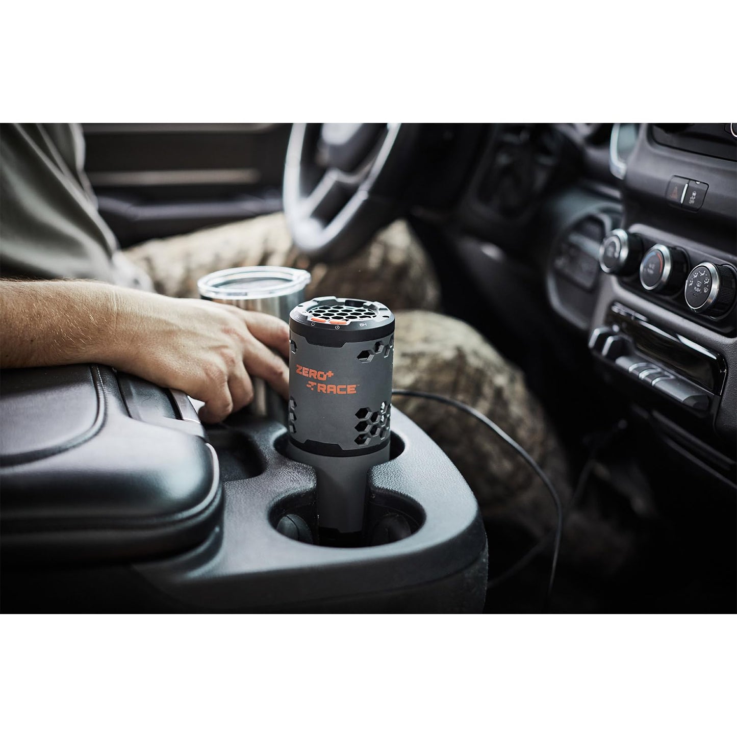 WILDGAME Innovations ZeroTrace Portable Scent Eliminator | Compact Easy-to-Use Safe Ozone-Free Indoor Smell Absorber with Multiple Charging Options