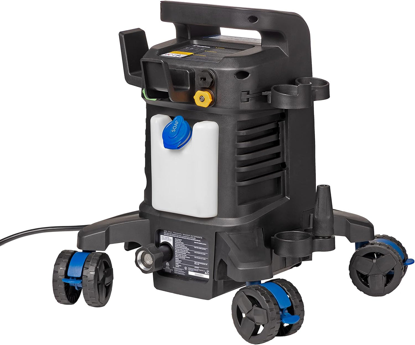 Westinghouse ePX3500 Electric Pressure Washer - 2500 PSI, 1.76 GPM, Anti-Tipping Tech, Onboard Soap Tank, Pro Steel Wand