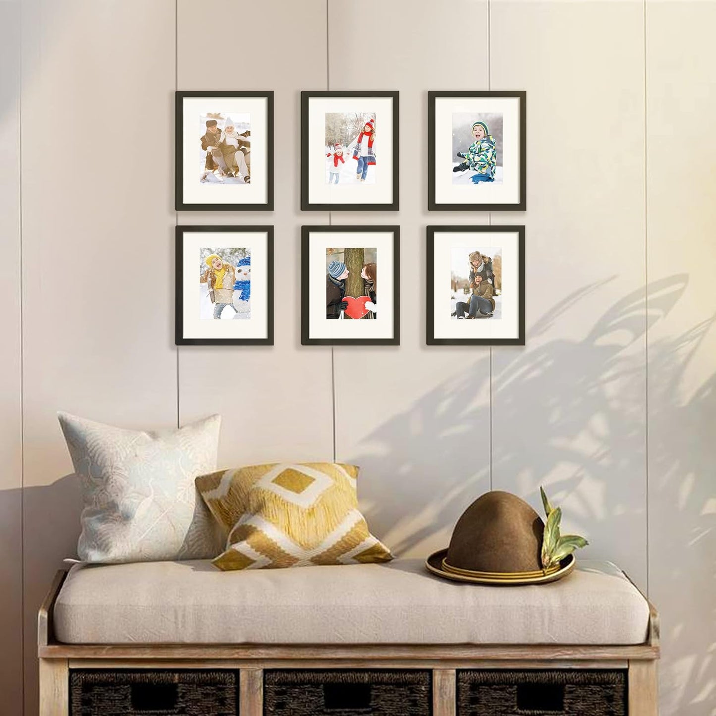 Upsimples 8x10 Picture Frame - Versatile Display for 5x7 or 8x10 Photos | Elegant Black Design, 1 Pack