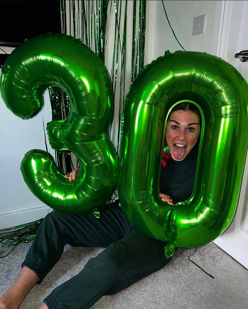 Number 3 Balloon - 40 Inch Green Birthday Decoration for Kids & Adults | St. Patrick's Day Party Supplies