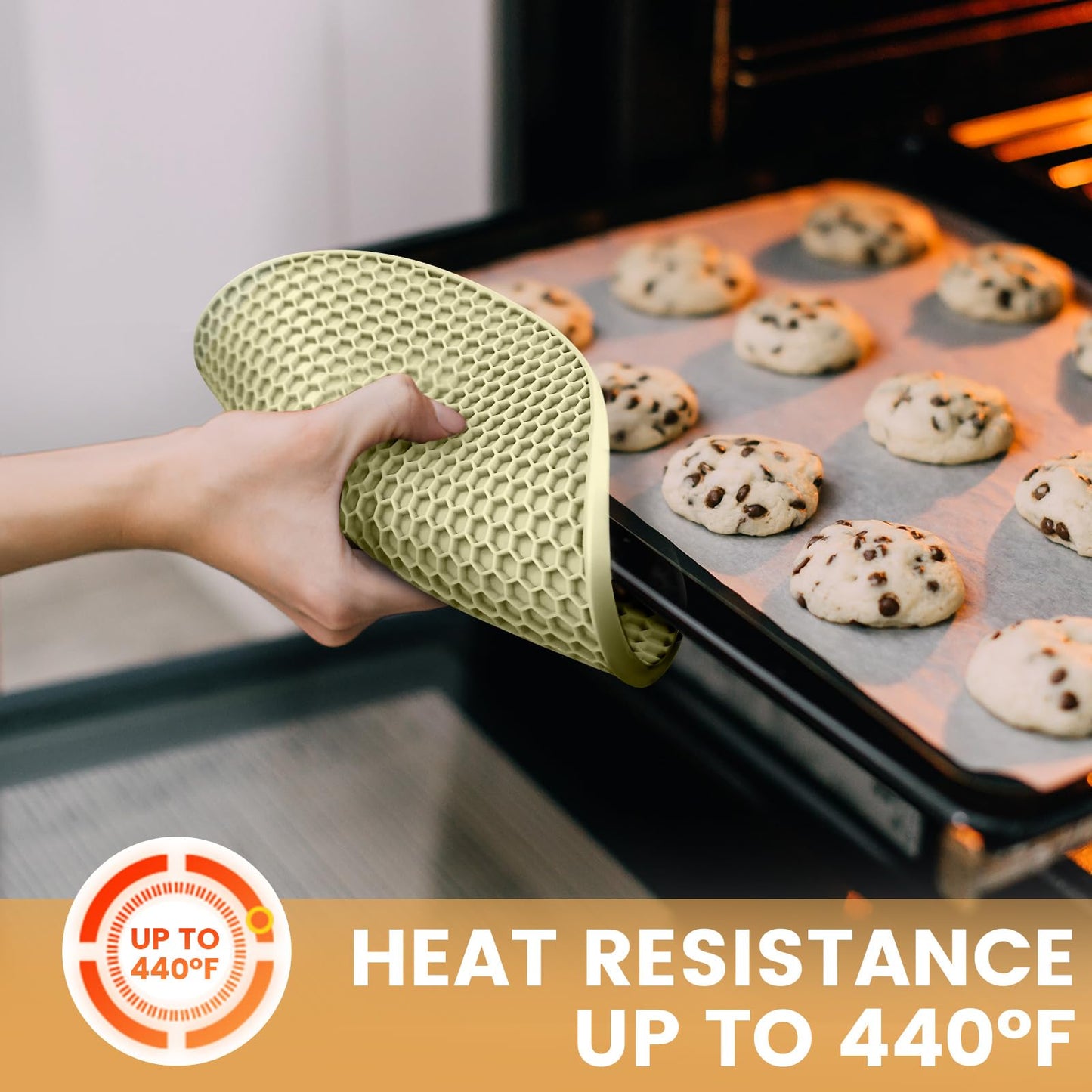 Silicone Trivet Mats 4 Heat Resistant Pot Holders Multipurpose Non-Slip Hot Pads for Kitchen Potholders, Drying mat, Jar Opener, Spoon Holder, Coaster(Nordic Rice)