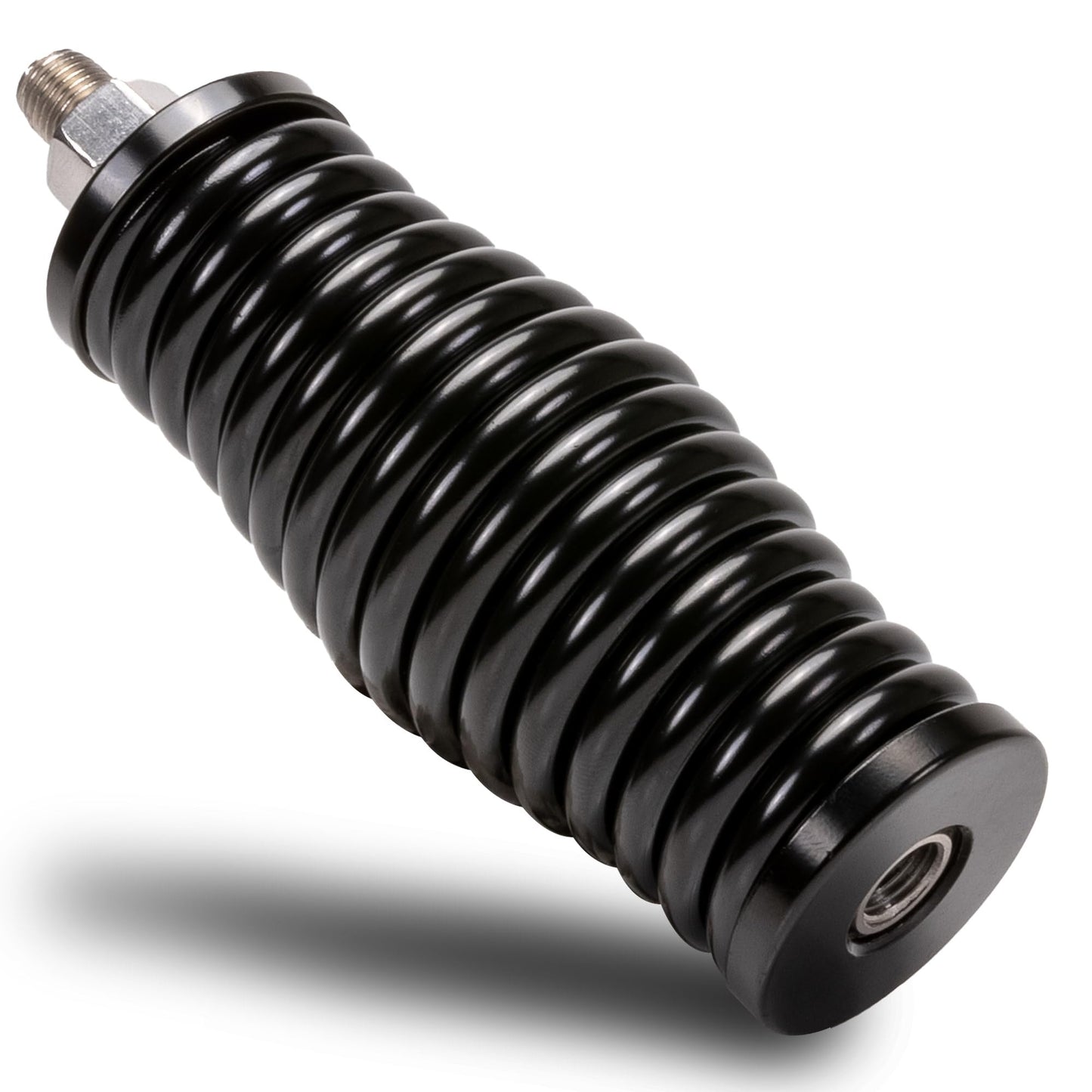 True MODS Black Heavy-Duty Stainless Steel CB Radio Antenna Spring Mount Base [3/8" 24 Thread] for Offroad UTV ATV SxS Side-by-Side 4 Wheeler Polaris RZR Razor Can-Am Maverick X3 Semi Truck Vehicle