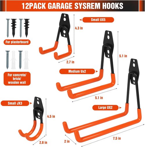 Garden Tool Organizer Set - Maximize Space in Your Garage or Shed | Durable and Stylish Design