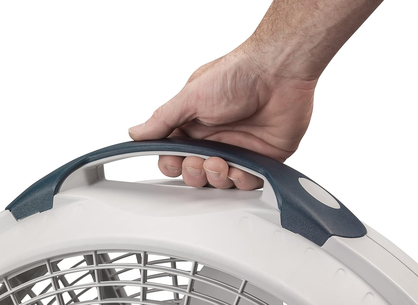 Lasko Wind Machine Fan - Powerful 20" Air Circulator with 3 Speed Settings | Sleek Gray Design