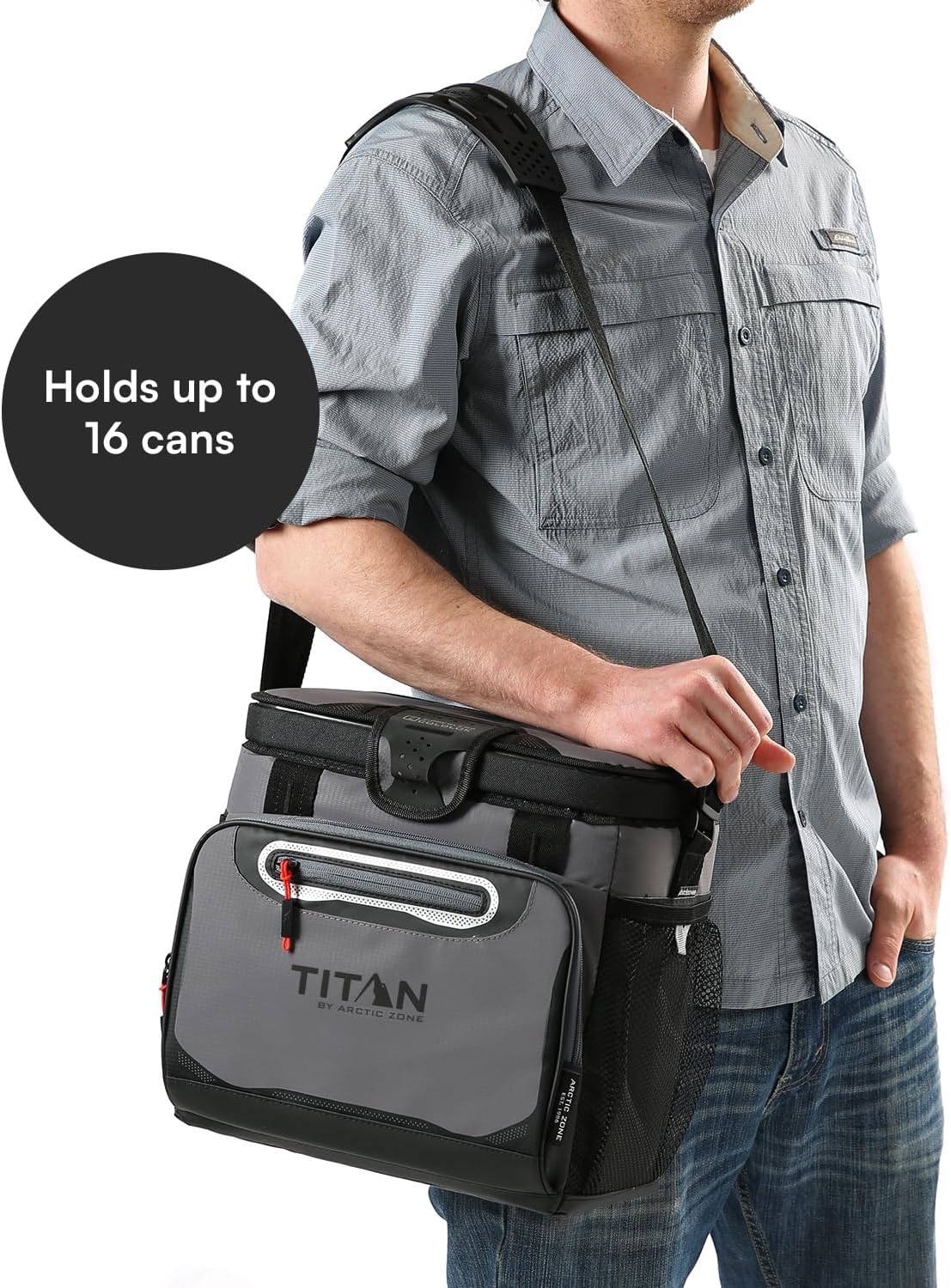 Titan by Arctic Zone Deep Freeze Cooler - Zipperless Hardbody Design with Superior Insulation | Durable and Versatile