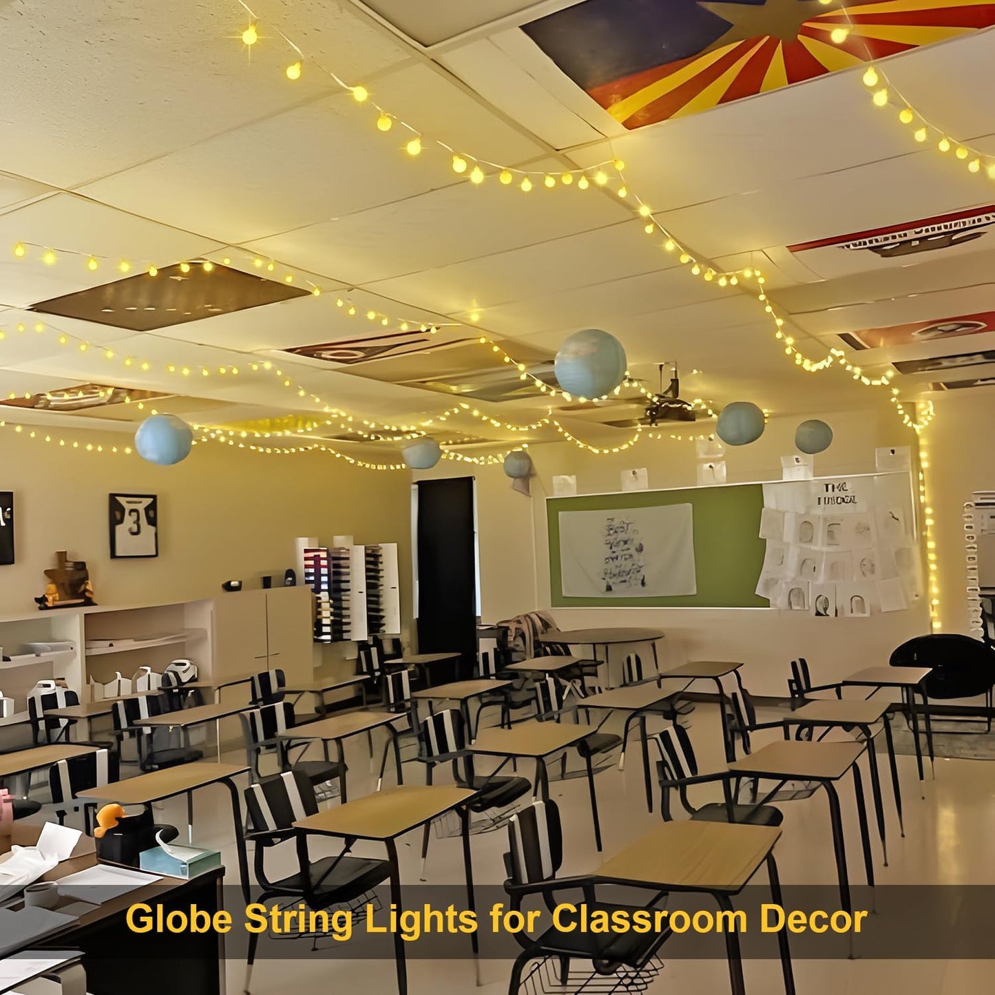 Skiennix 100ft Globe String Lights - 200 LED Waterproof Fairy Lights with Remote | Warm White Decor for Indoor & Outdoor Use