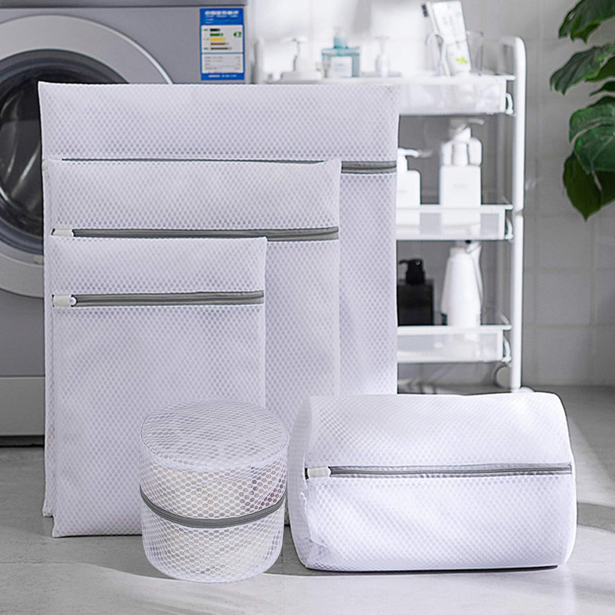 Mesh Laundry Bags by [Brand Name] - Durable 125gsm Wash Bags for Delicates | 2XL & 2L Sizes