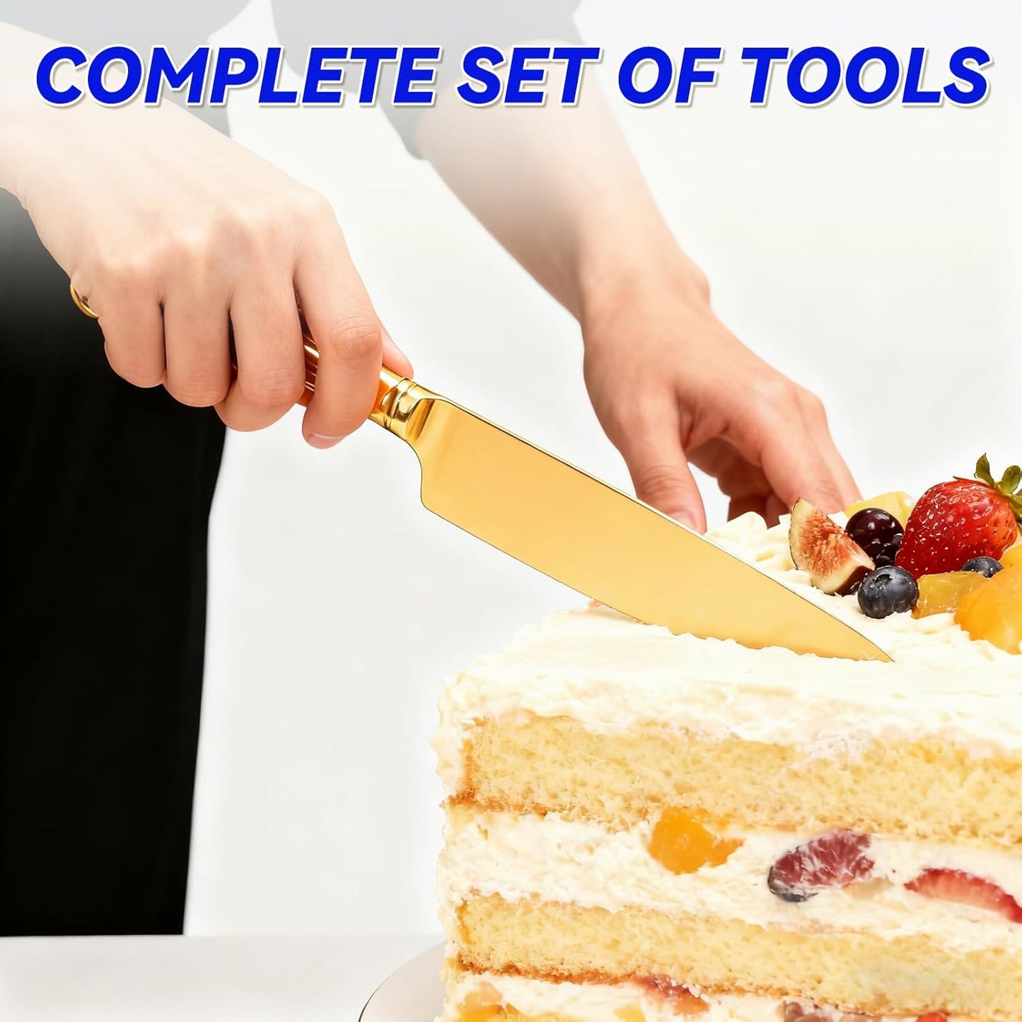 Skiennix 13 PCS Metal Cake Stand Set - Elegant Dessert Display for Weddings & Parties | Easy Assembly