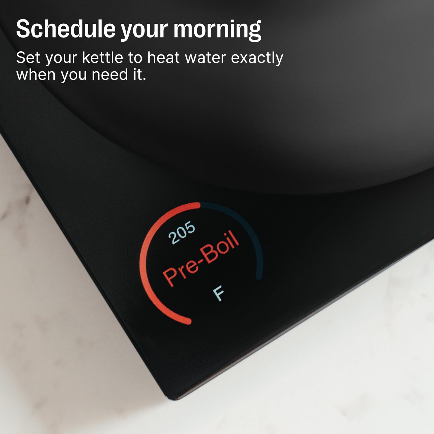 Fellow Stagg EKG Pro Electric Gooseneck Kettle - Pour-Over Coffee and Tea, Quick Heating, Precise Temperature Control, Scheduling, Built-in Brew Timer, Hazy Blue, 0.9 Liter