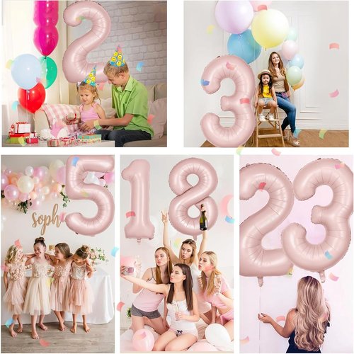 40-Inch Pink Number 3 Balloon by [Brand Name] - Perfect for 3rd Birthday Party Decorations