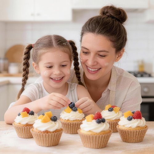 Comfycheer 500pcs Cupcake Liners, Non-Stick Greaseproof Muffin Liners, Food Grade Baking Cups for Mini Cupcake Liners & Muffin Cups