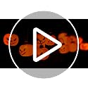 Thiswing 4 Pack Solar Halloween Pumpkin Lights Outdoor Decor, Fall Lanterns