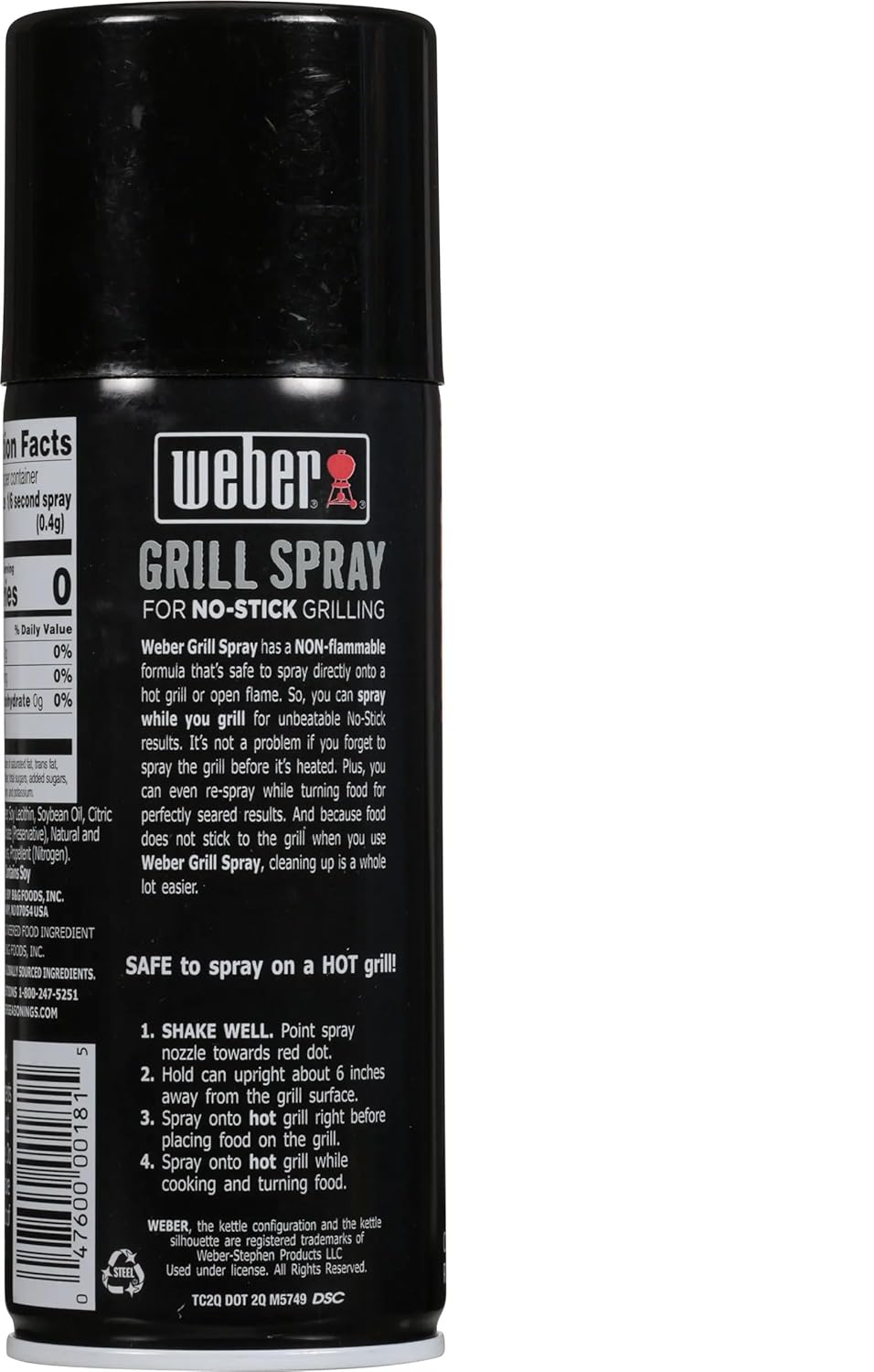 Weber Grill'N Spray 6 Oz. - Set of 3 for Perfect Grilling Flavor and Easy Application