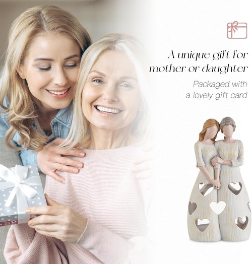Candeldo Unique Candle Holder for Mom - Sentimental Birthday Gift from Daughter | Tealight Decor