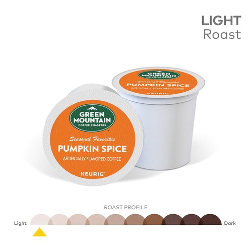 Green Mountain Coffee Roasters Pumpkin Spice Coffee Pods - Seasonal Flavor, 72 Count